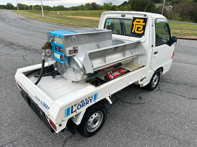 2000 SUBARU SAMBAR LORRY FUEL TANKER 4WD - A/C - FUEL INJECTION - AIRBAG - POWER STEERING — LOT#845 - Image 11