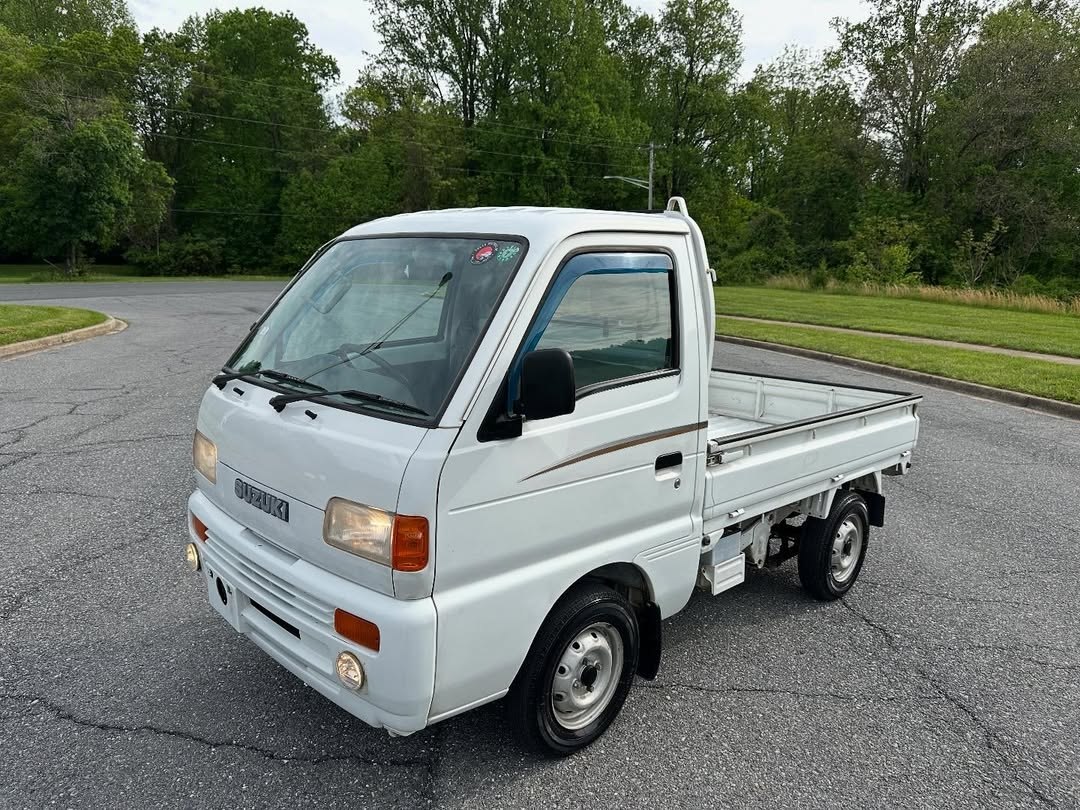 1998 Suzuki Carry 4x4 Kei Truck | Extra Low Gear, Drop-Side Bed | V-DD51T - Image 13