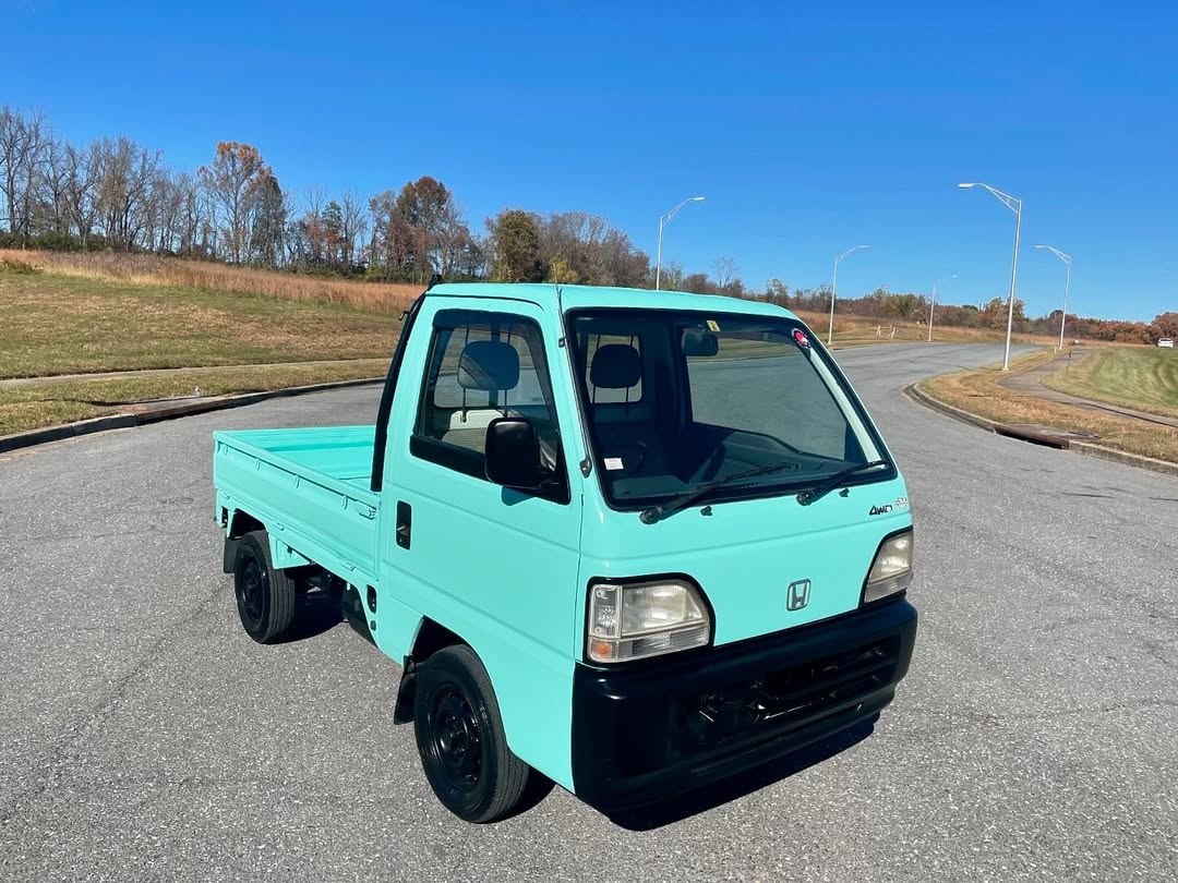1996 Honda Acty 4WD Kei Truck | Custom Mint Paint, REALTIME 4WD | V-HA4