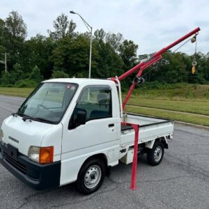 1999 Subaru Sambar Super Charged GD-TT2 – 4WD, 32k Miles, JDM Truck with Crane