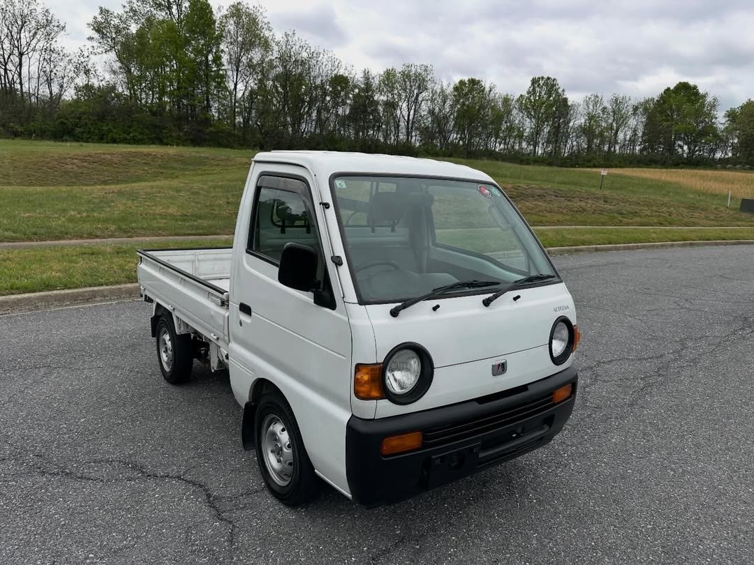 1996 Mazda Autozam Scrum V-DJ51T – Hydraulic Crane, Low Miles, Clean CA Title - Image 18