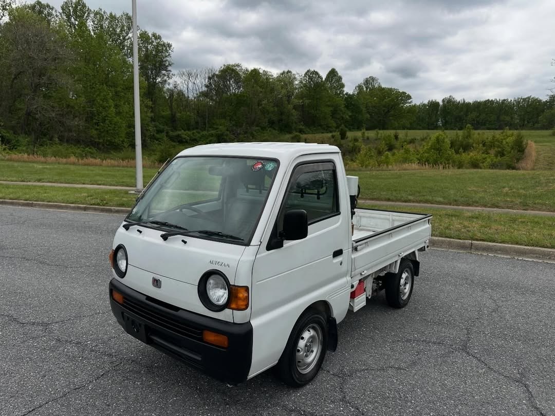 1996 Mazda Autozam Scrum V-DJ51T – Hydraulic Crane, Low Miles, Clean CA Title - Image 14