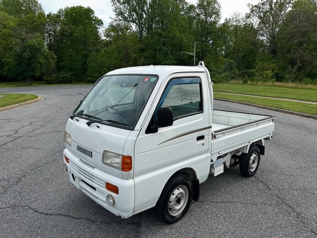 1998 Suzuki Carry 4x4 Kei Truck | Extra Low Gear, Drop-Side Bed | V-DD51T - Image 10