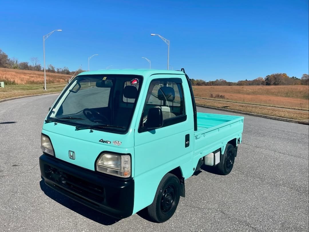 1996 Honda Acty 4WD Kei Truck | Custom Mint Paint, REALTIME 4WD | V-HA4 - Image 8