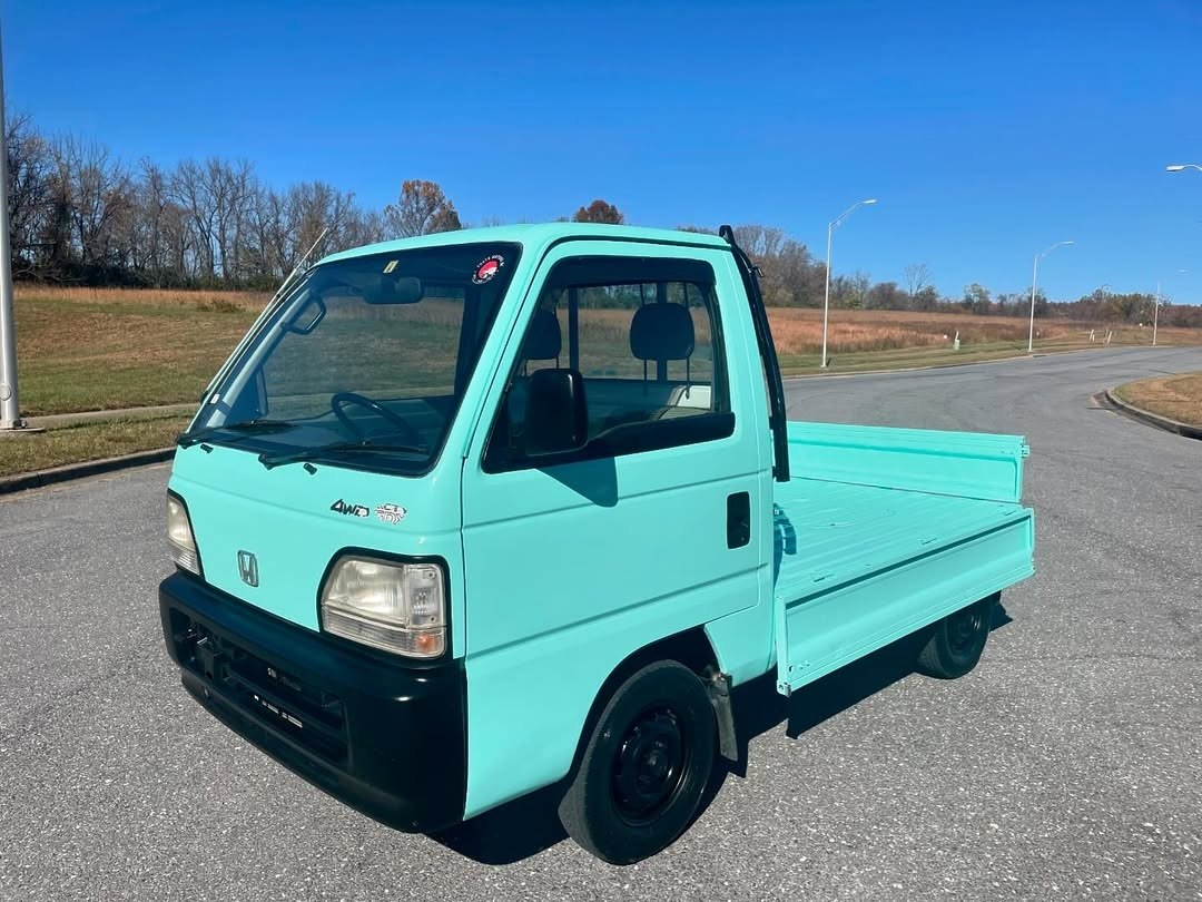 1996 Honda Acty 4WD Kei Truck | Custom Mint Paint, REALTIME 4WD | V-HA4 - Image 6