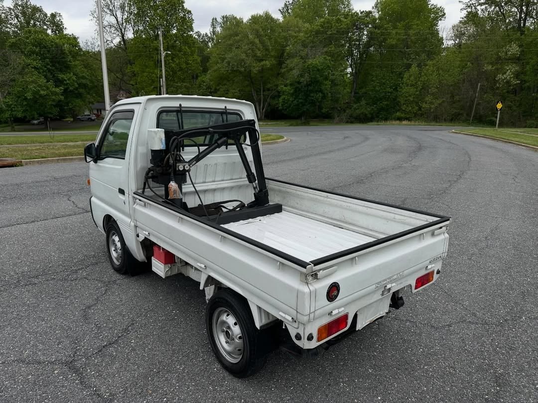 1996 Mazda Autozam Scrum V-DJ51T – Hydraulic Crane, Low Miles, Clean CA Title - Image 16