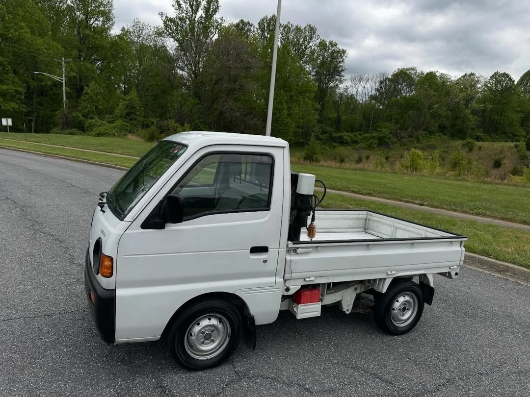 1996 Mazda Autozam Scrum V-DJ51T – Hydraulic Crane, Low Miles, Clean CA Title - Image 12