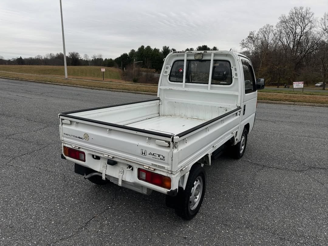 1993 Honda Acty SDX V-HA4 Kei Truck — 660cc 4WD Mini Truck, 38,229 Miles - Image 10