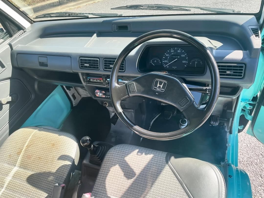 1996 Honda Acty 4WD Kei Truck | Custom Mint Paint, REALTIME 4WD | V-HA4 - Image 4