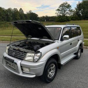 2000 Toyota Land Cruiser Prado TX Limited RZJ95 – Millennium Silver – 3RZ-FE Automatic 4WD JDM Import