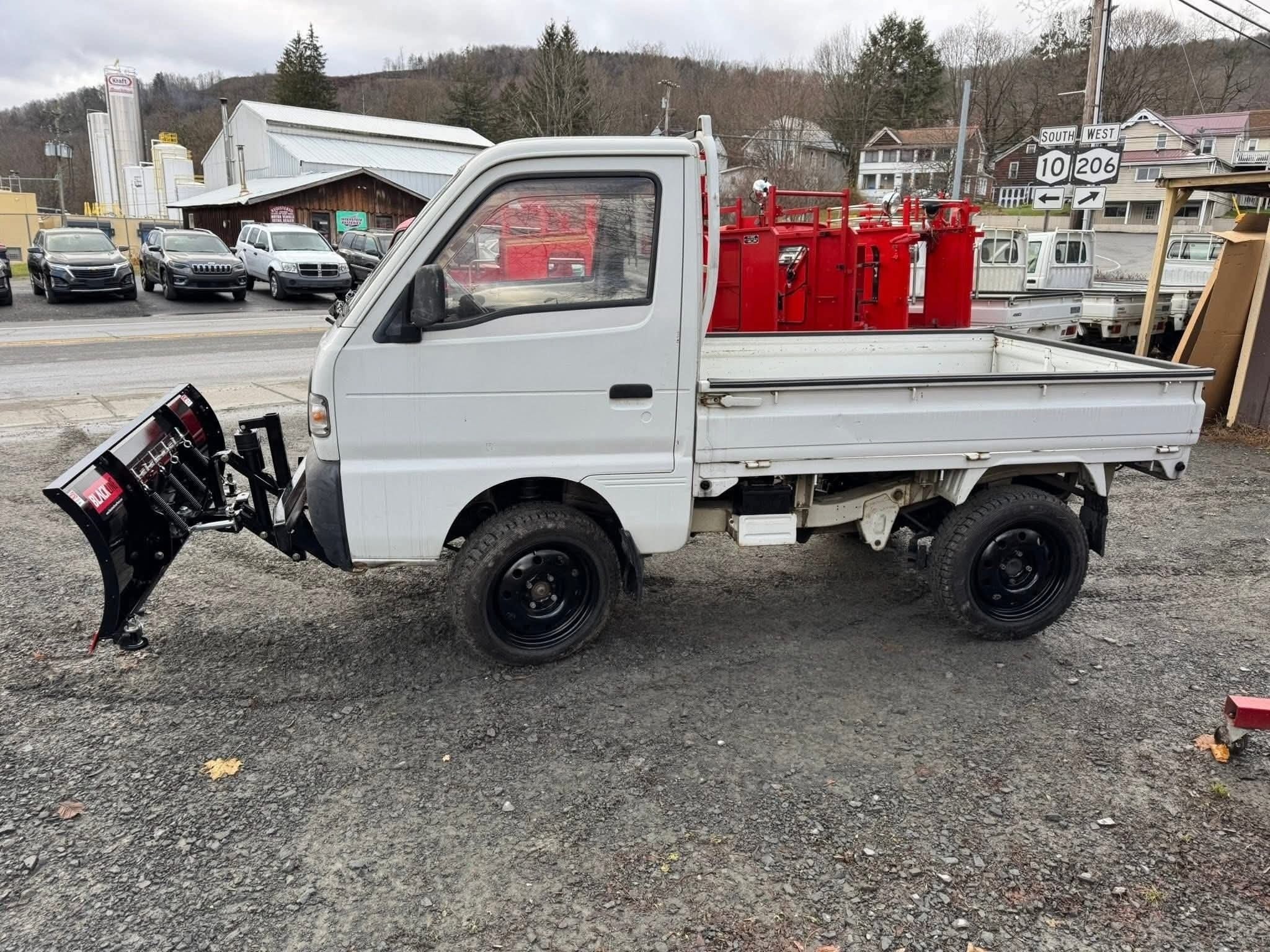 1995 Suzuki Carry 4WD Kei Truck with Snow Plow — 4-Speed Manual, High/Low Range, 58K Miles - Image 12