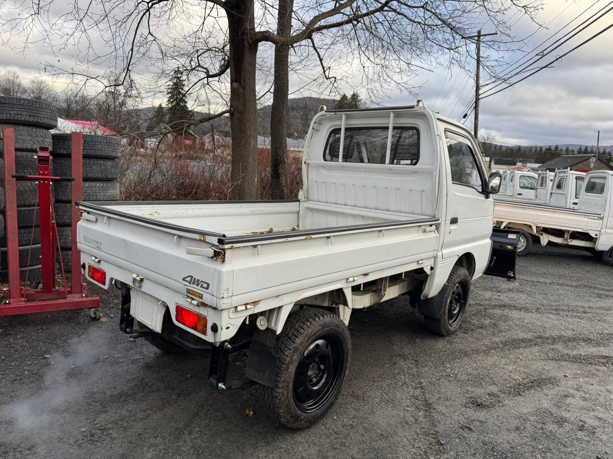 1995 Suzuki Carry 4WD Kei Truck with Snow Plow — 4-Speed Manual, High/Low Range, 58K Miles - Image 16