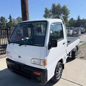 1998 Subaru Sambar 4WD Kei Truck – Selectable 4WD, 5-Speed Manual with Extra-Low Gear, Alloy Wheels, ~27,500 Miles